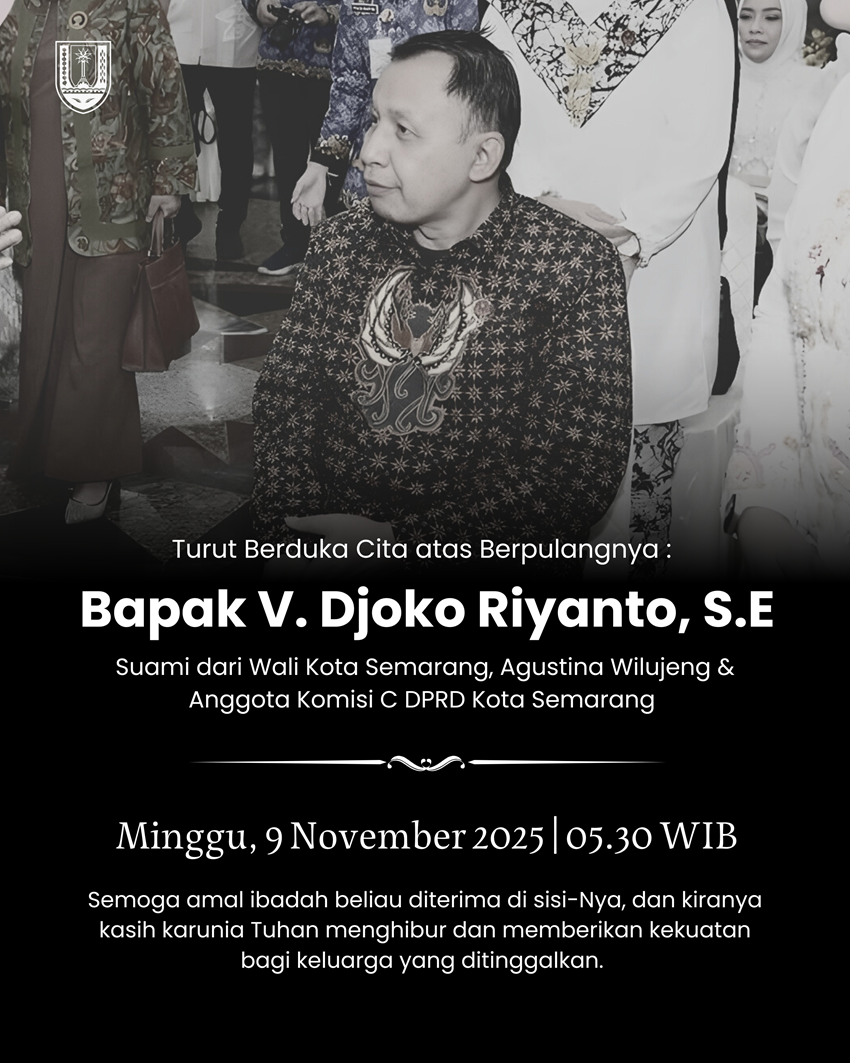 Turut berduka cita atas berpulangnya Bapak V. Djoko Riyanto, S.E.