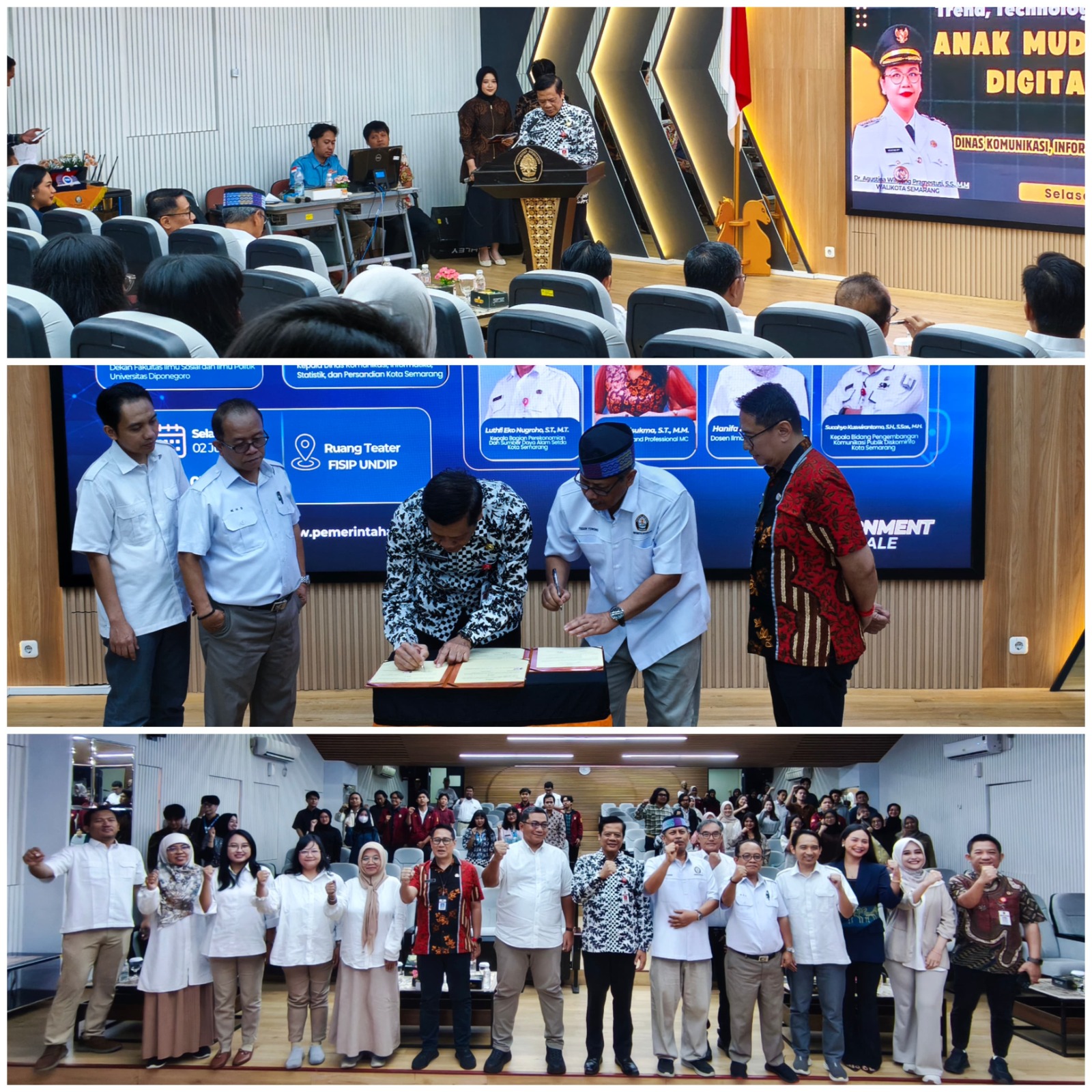 Diskominfo Semarang Gelar SDK Journey to Campus di Undip, Siapkan Mahasiswa Hadapi Tantangan Komunikasi Digital