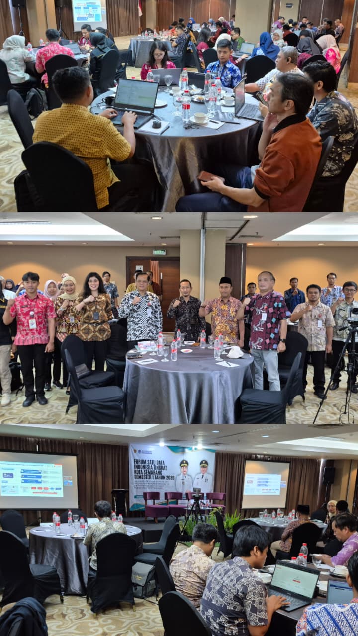 Pemerintah Kota Semarang Gelar Forum Satu Data Indonesia Kota Semarang Dalam Rangka Memperkuat Akurasi Data Sosial Ekonomi untuk Mendukung Layanan Publik